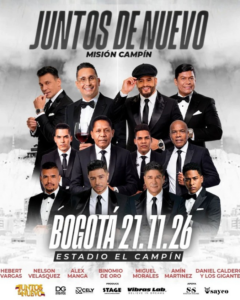 Afiche de Juntos de Nuevo — Misión Campín en Bogotá